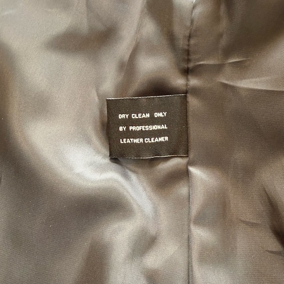 Black Genuine Leather Vintage Jacket - Picture 14 of 16